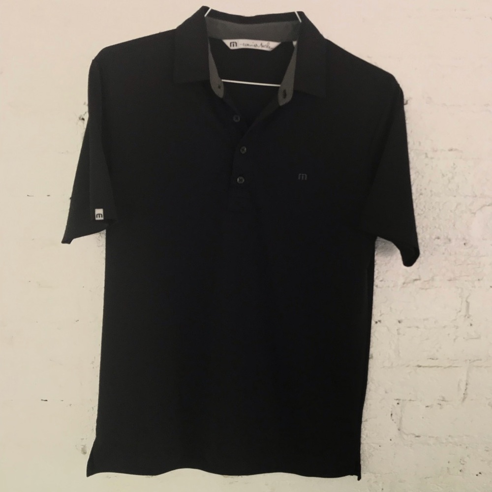 Travis Mathew Golf Shirt - Men’s S Black
